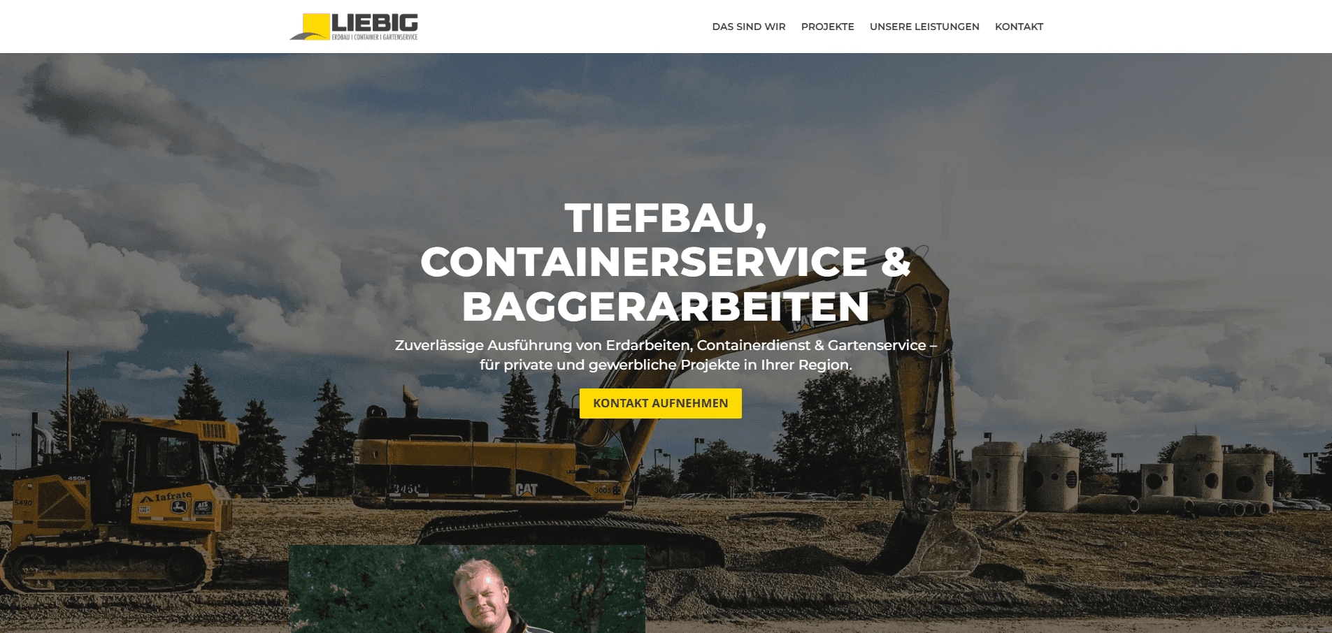 Website-Screenshot: Liebig & Wendelken